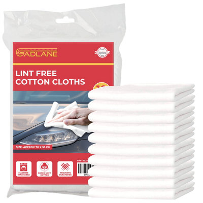 GADLANE Polishing Lint Free Cloths 10 Pack
