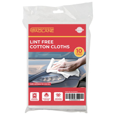 GADLANE Polishing Lint Free Cloths 10 Pack - 7