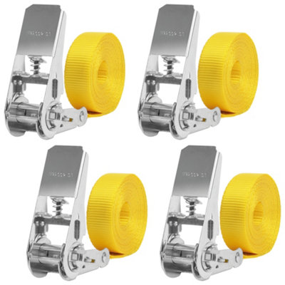 GADLANE Ratchet Straps 800Kg 4M - 4 Pack