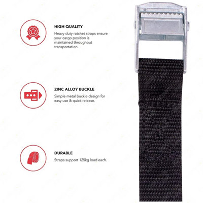 GADLANE Ratchet Tie Down Straps - 6