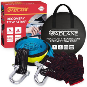 GADLANE Recovery Tow Strap 5M Rope
