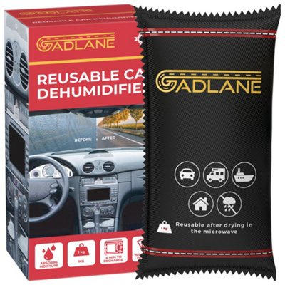 Car Dehumidifiers. No Refills. Recharge in the Microwave Oven.