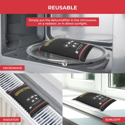 GADLANE Reusable Car Dehumidifier 350G (4 Pack) - 8