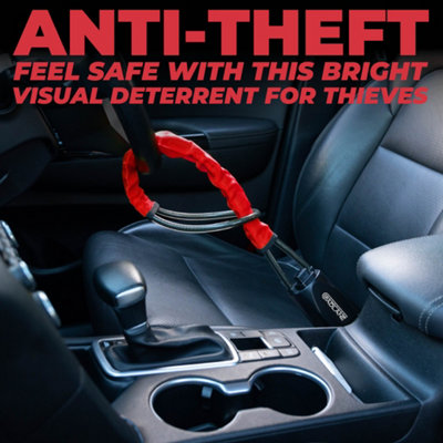GADLANE Steering Wheel To Seat Belt Lock - Red - 4
