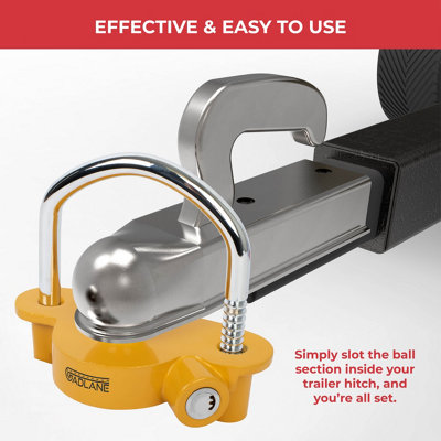 GADLANE Trailer Hitch Lock - 2 Keys - 5