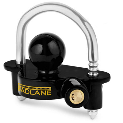 GADLANE TRAILER HITCH LOCK - BLACK