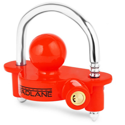 GADLANE TRAILER HITCH LOCK - RED