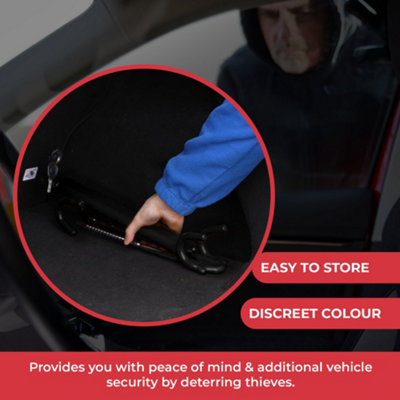 GADLANE Twin Bar Steering Wheel Lock - Black - 3