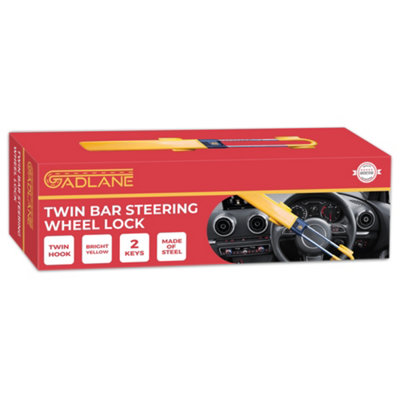 GADLANE Twin Bar Steering Wheel Lock - 4