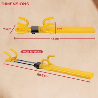 GADLANE Twin Bar Steering Wheel Lock - 8