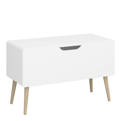 Gaia Kids Toy Box in Pure White