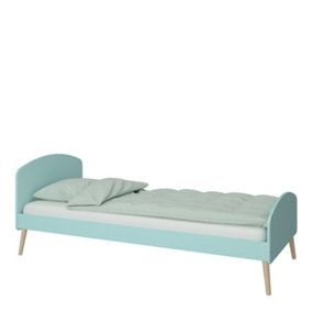Gaia Single Bed 90x200 cm, Cool Mint