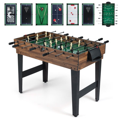 GAINOOM 10-in-1 Combo Game Table Set Multi Game Table Stackable ...