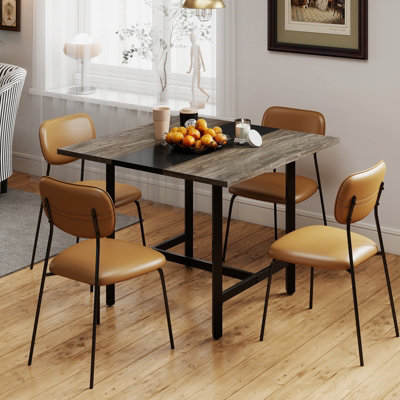 GAINOOM 100CM Grey Square Conference Table Meeting Room Table