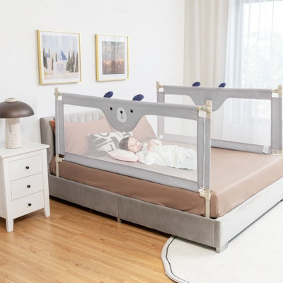 GAINOOM 175CM Cute Baby Bed Rail Guard Toddler Infant Security ...