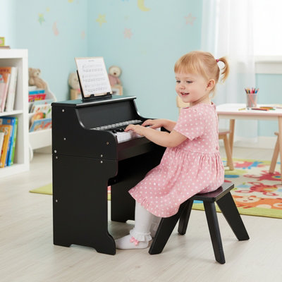 Digital Piano 25 Lighted Keys Kids Piano Keyboard With Stool And ...