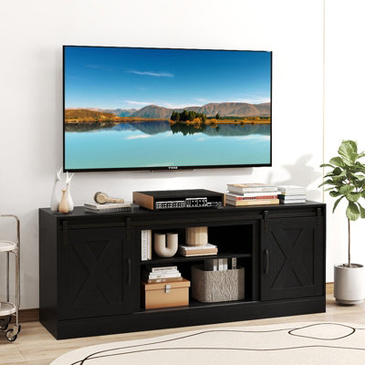 Black Farmhouse Tv Stand