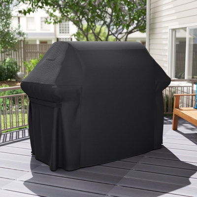 GAINOOM Grill Cover Heavy Duty Waterproof BBQ Cover Rip-Proof Gas Grill Cover for Outside Grills