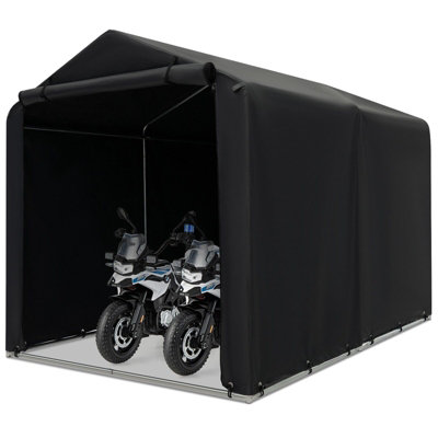 GAINOOM Heavy-Duty Outdoor Bike Storage Shed Portable Motorcycles ...
