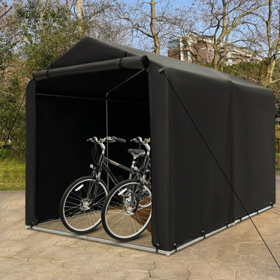 GAINOOM Heavy-Duty Outdoor Bike Storage Shed Portable Motorcycles ...