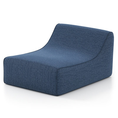 GAINOOM Inflatable Blue Lounge Chair Ergonomic Blow Up Lazy Sofa ...
