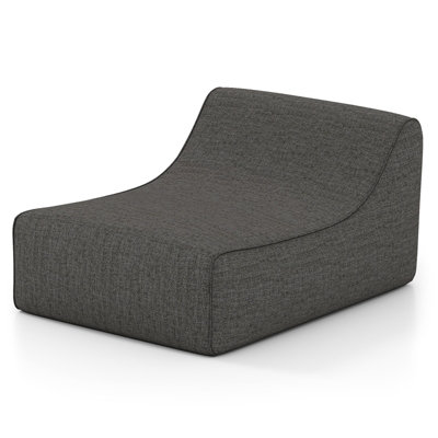 GAINOOM Inflatable Grey Lounge Chair Ergonomic Blow Up Lazy Sofa ...
