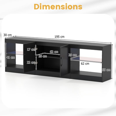 GAINOOM Modular TV Stand for 85