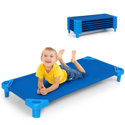 GAINOOM Stackable Daycare Cot Toddler Daycare Rest Mat with Easy Lift ...