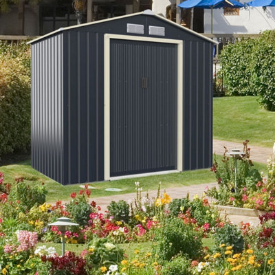GAINOOM Storage Shed Extension Kit Outdoor 195 cm Shed Width Increased ...