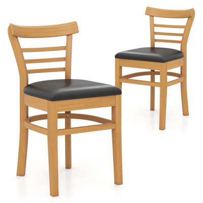 ダイニングチェア ACTUS MOOG DINING CHAIR NUDE WN VER.2 GAINOOM Wooden Dining Chair Natural Set of 2 PU Leather