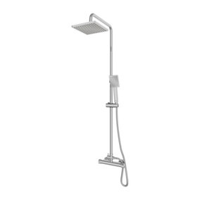 Gainsborough GDSE Square Dual Outlet Mixer Shower Chrome
