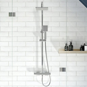 Gainsborough GDSP Square Dual Outlet Thermostatic Cool Touch Bar Mixer Shower