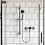 Gainsborough Manual Exposed Mixer Shower Valve Chrome - 150mm Centres Aqualisa