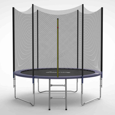 GALACTICA Trampoline Set 6FT Round Outdoor Safety Net Enclosure Ladder