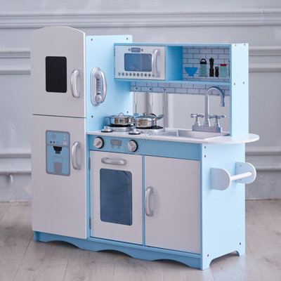 Blue toy kitchen online