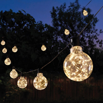 Galaxy Firefly Festoon String Lights Warm White Set of 20 Outdoor & Indoor Garden Decorative Lighting 14.5m
