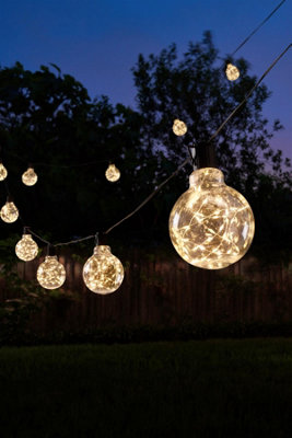 Galaxy Firefly Festoon String Lights Warm White Set of 20 Outdoor & Indoor Garden Decorative Lighting 14.5m