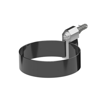 Galeco Round PVC Offset Downpipe Kit Black - 100mm Diameter