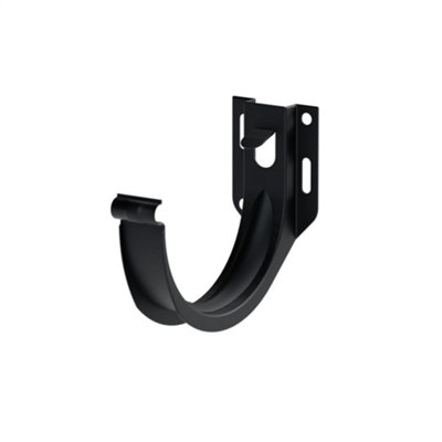 Galeco Steel Half Round Gutter Kit Black - 135mm Diameter