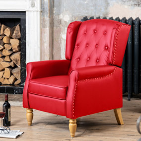 Galena Recliner Armchair - Red