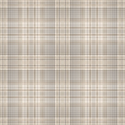 Galerie Abby Rose 4 Beige Grey Check Plaid Smooth Wallpaper