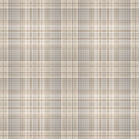 Galerie Abby Rose 4 Beige Grey Check Plaid Smooth Wallpaper