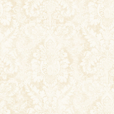 Galerie Abby Rose 4 Cream Valentine Damask Smooth Wallpaper