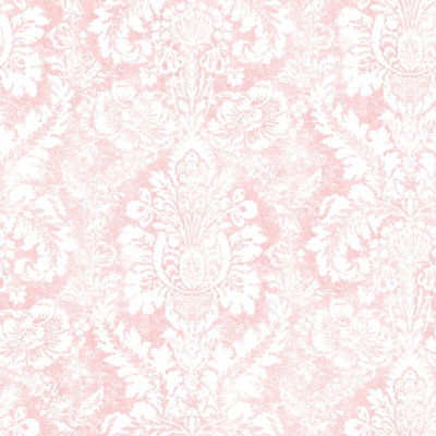 Galerie Abby Rose 4 Pink Valentine Damask Smooth Wallpaper