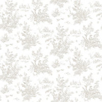 Galerie Abby Rose 4 Taupe Toile Smooth Wallpaper