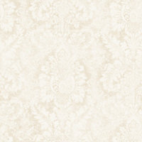Galerie Abby Rose 4 Taupe Valentine Damask Smooth Wallpaper