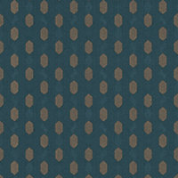 Galerie Absolutely Chic Beige Blue Brown Art Deco Style Geometric Motif Smooth Wallpaper