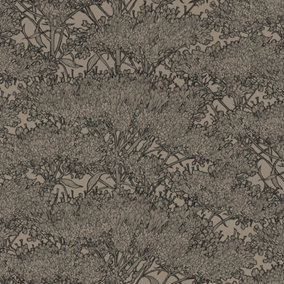 Galerie Absolutely Chic Beige Brown Grey Cherry Blossom Motif Smooth Wallpaper