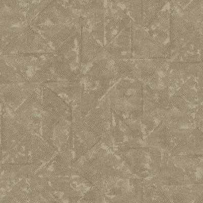 Galerie Absolutely Chic Beige Brown Metallic Distressed Geometric Texture Smooth Wallpaper