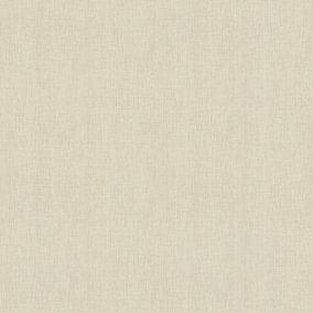 Galerie Absolutely Chic Beige Grey Metallic Hessian Effect Texture Smooth Wallpaper